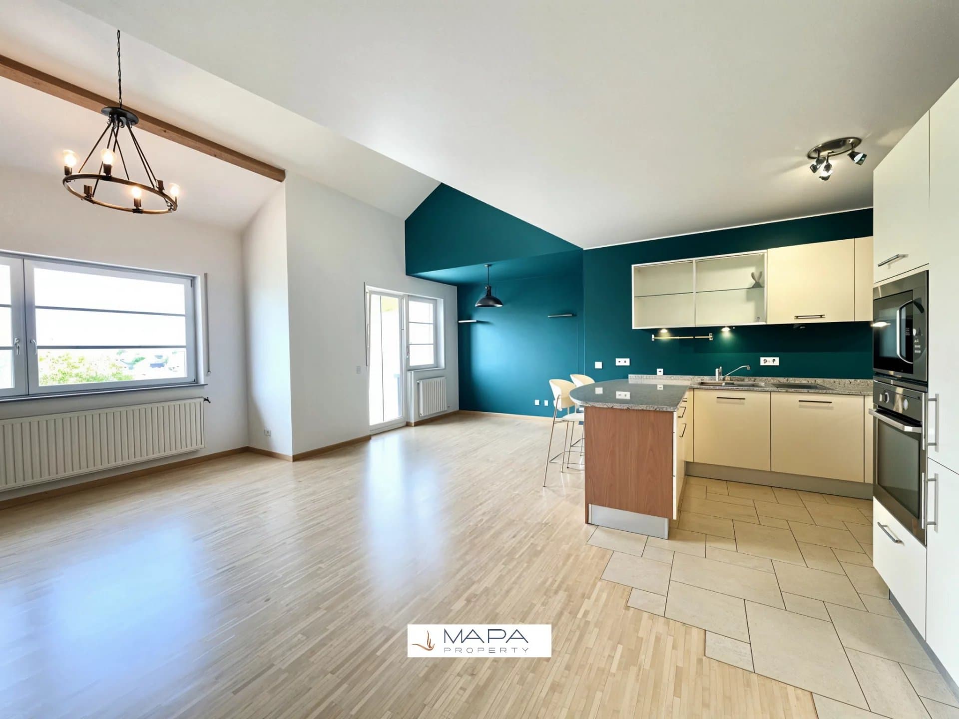 Wunderschöne 2-Zimmer-Duplex-Wohnung in Steinfort